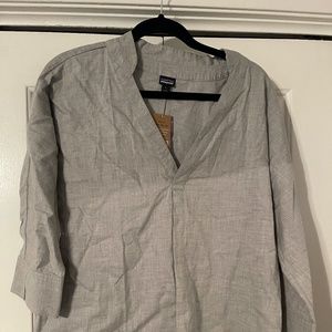 Patagonia Popover Linen Blouse